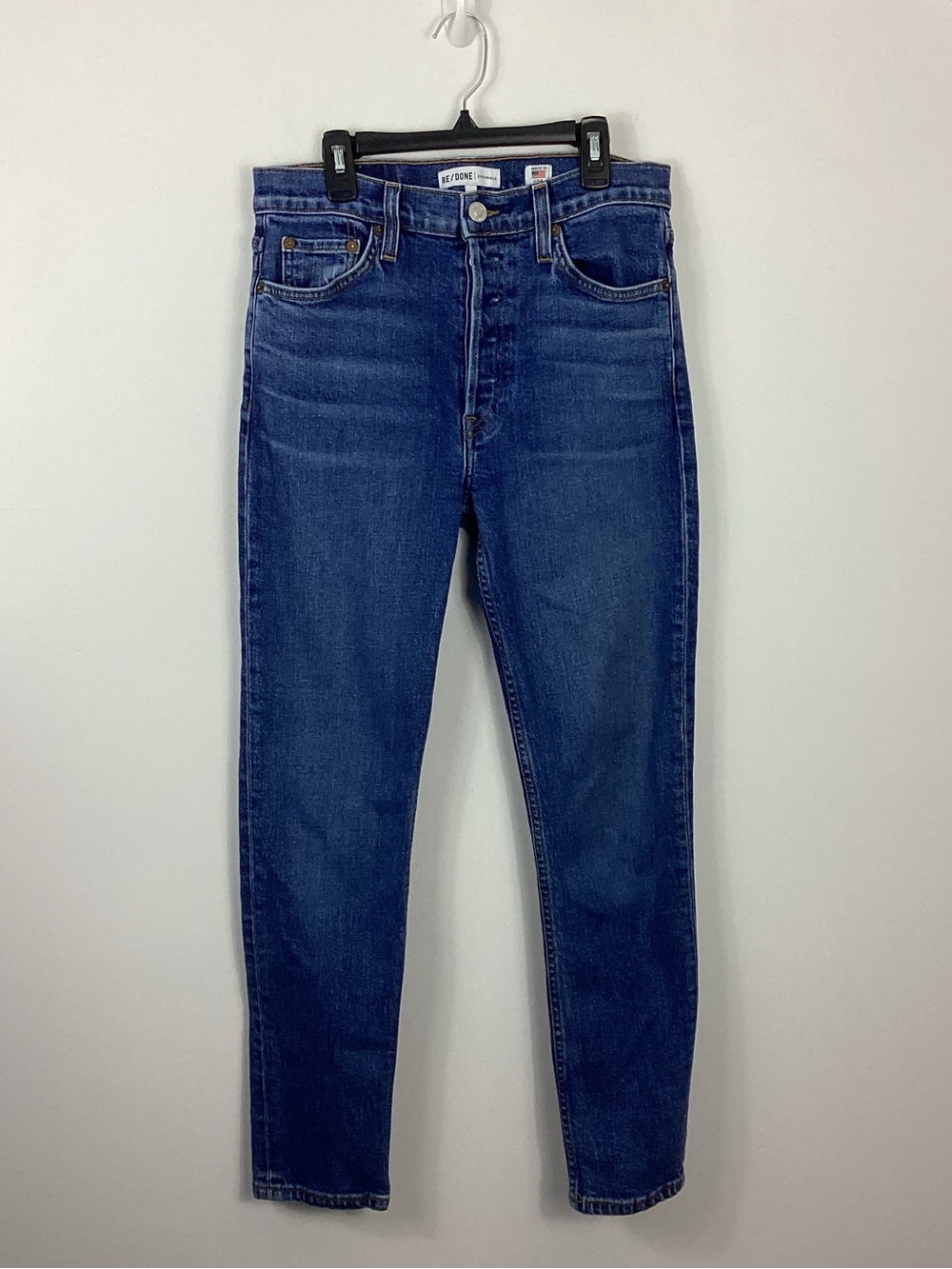 Re/done Originals Mid 70's High Rise Ankle Jeans Size 29